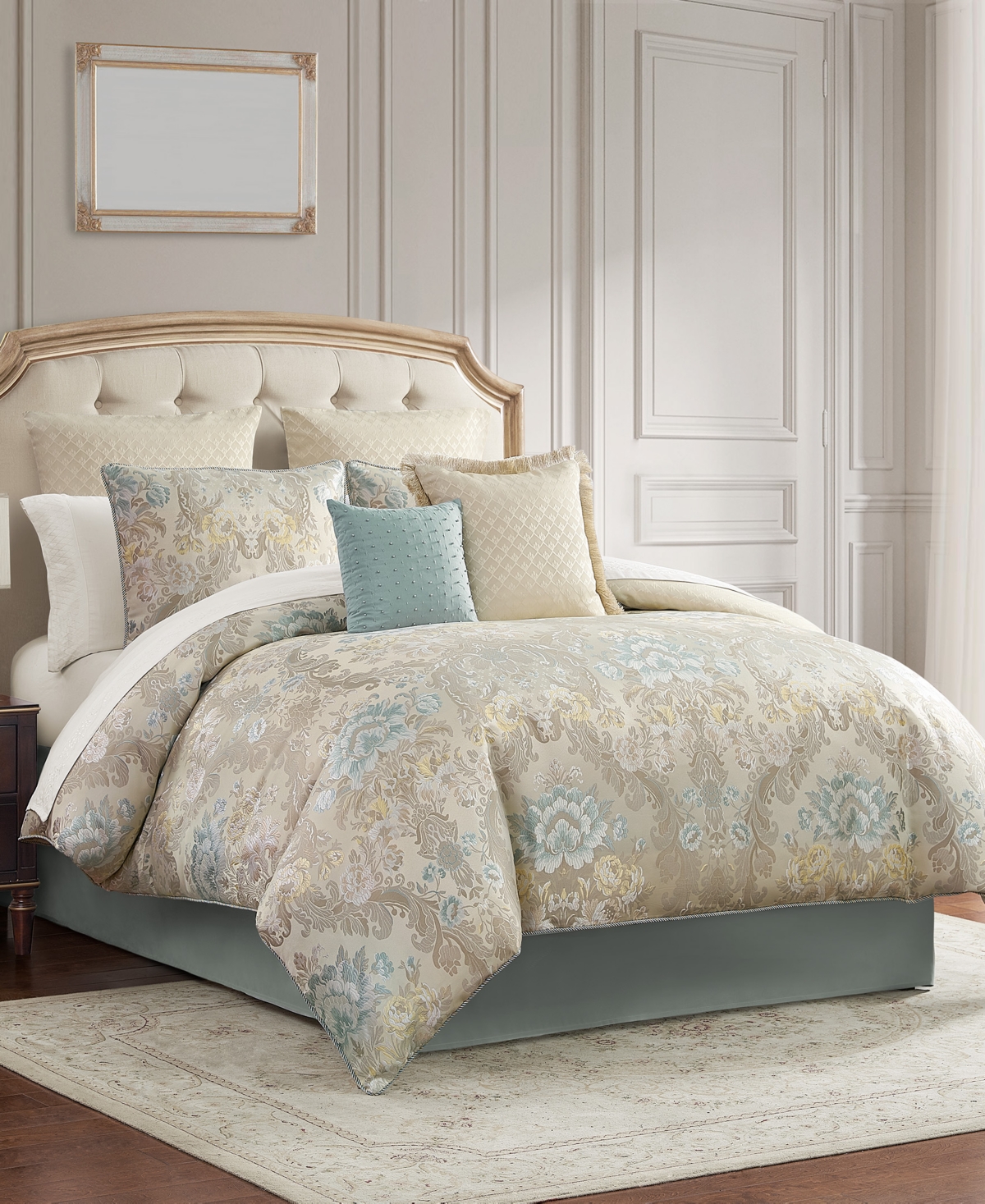 Waterford Brona Jacquard 8-Pc. Comforter Set, King