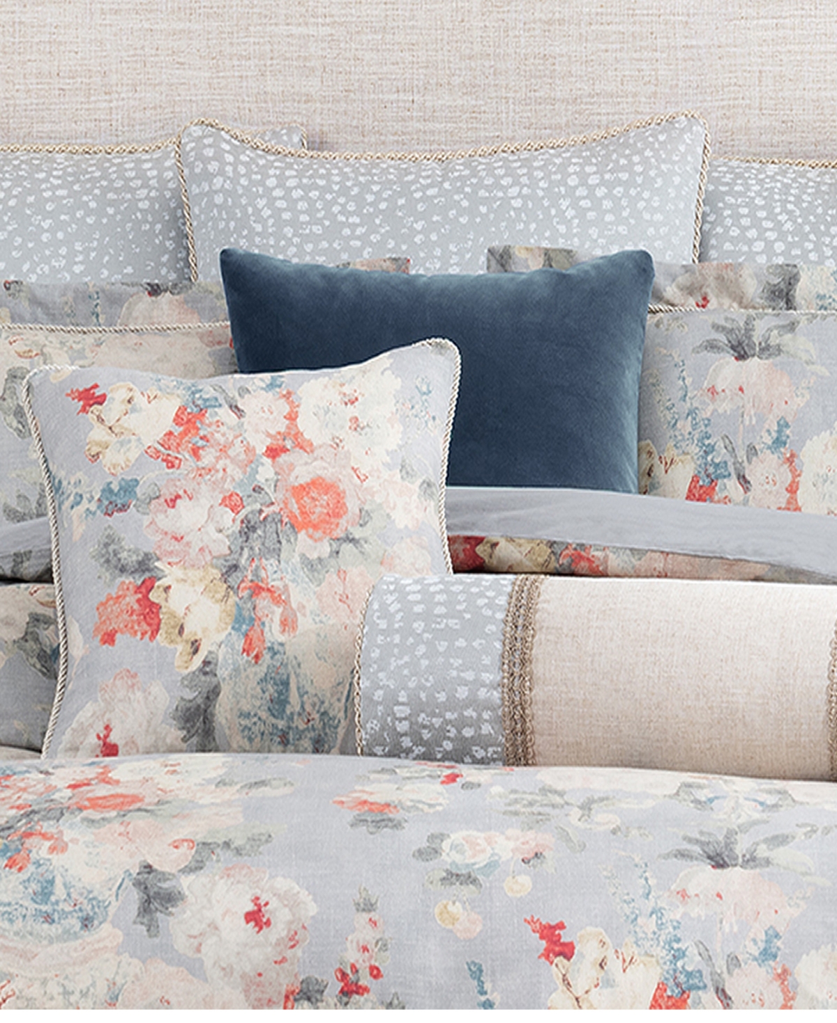 Rose Tree Penelope Velvet Decorative Pillow, 20" X 20"