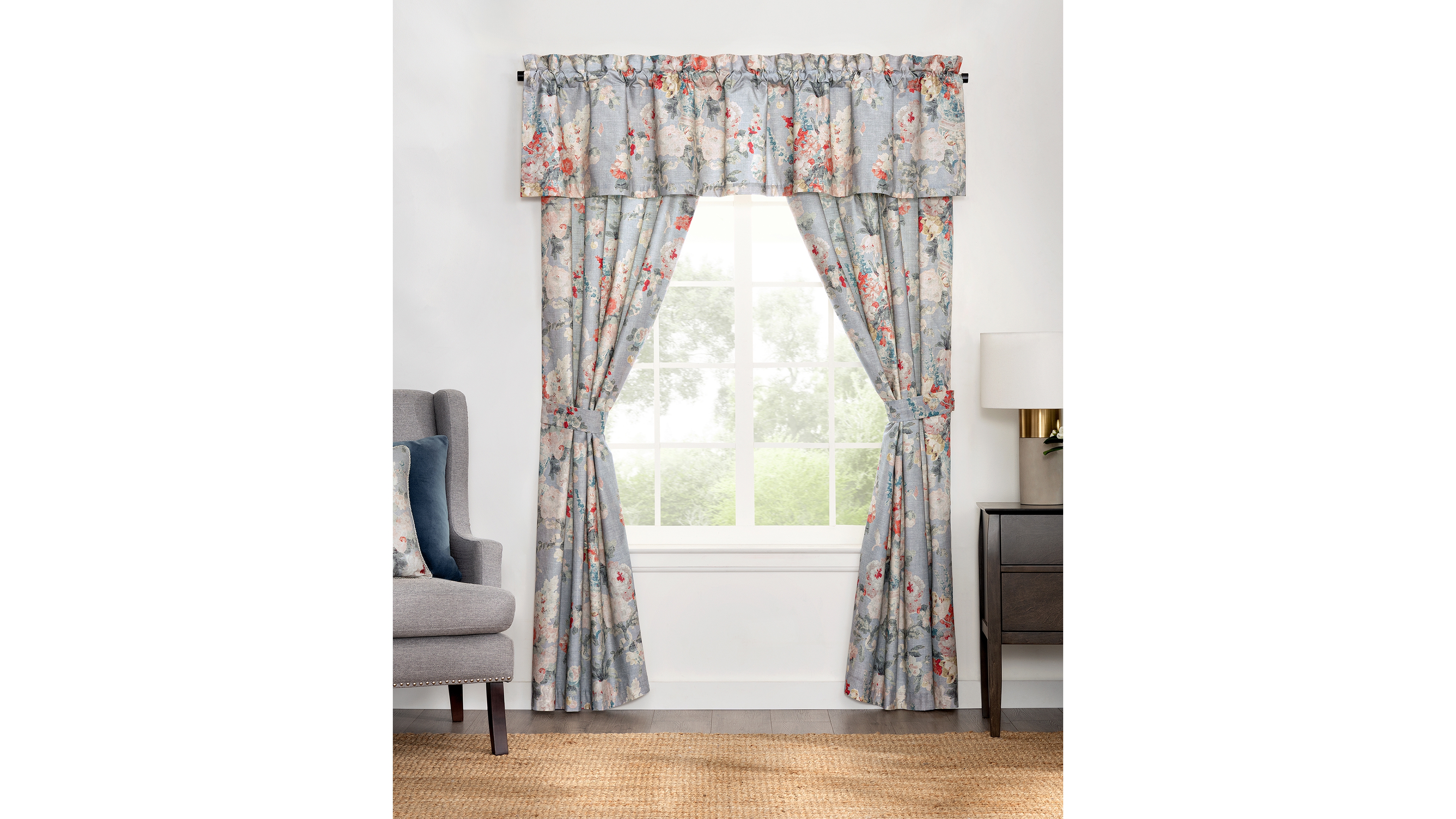 Rose Tree Penelope Tailored Valance, 80" x 17"