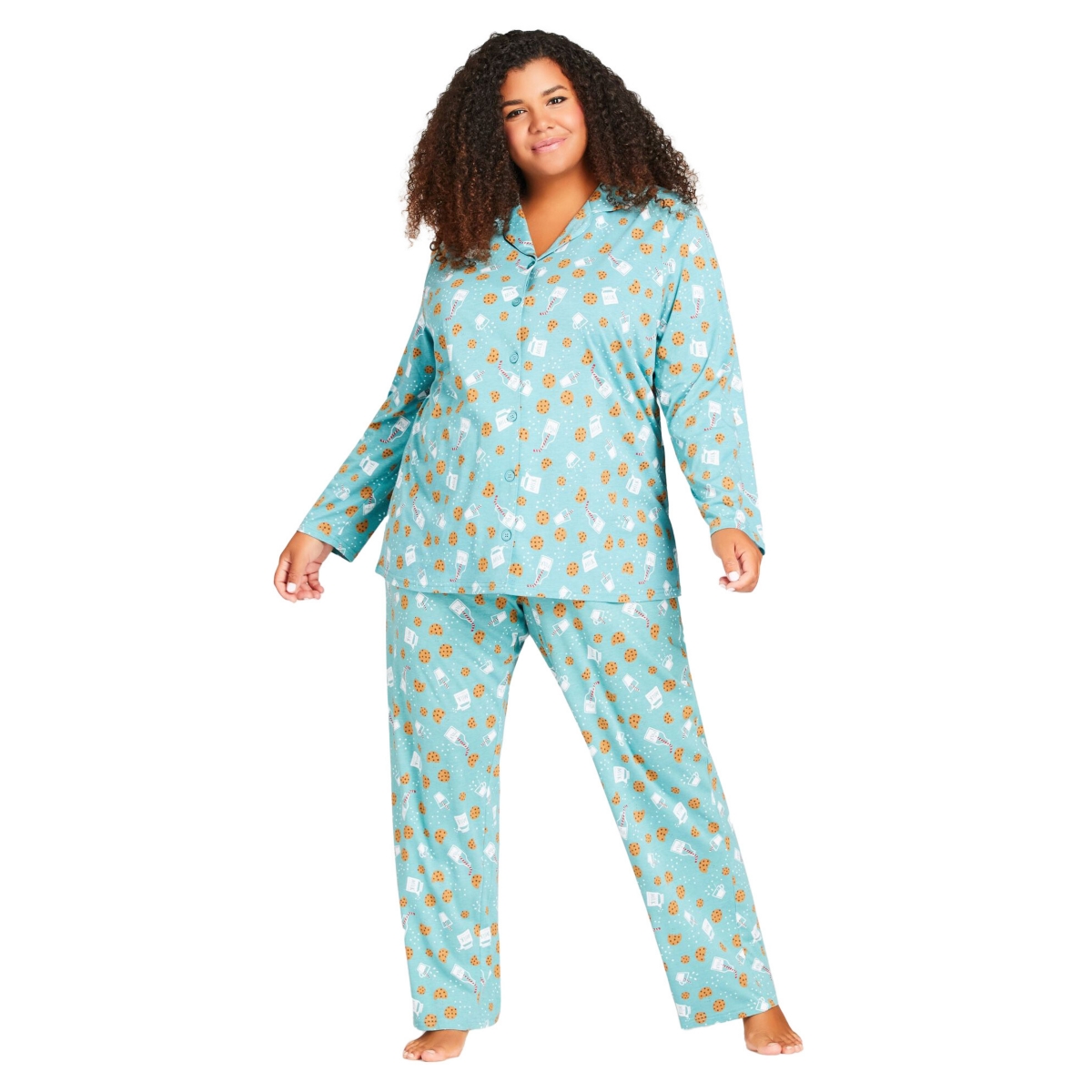 Avenue Women's Button Through Sleep Top