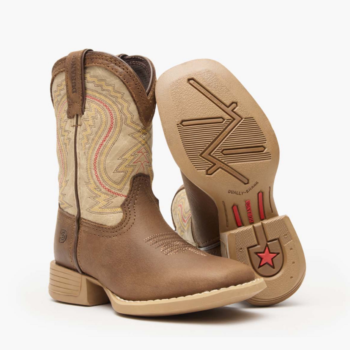 Durango Kids Lil' Rebel Pro Kids' Coffee and Bone Western Boot