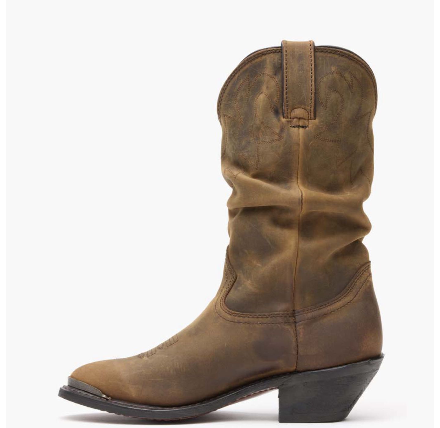 Женские ботинки Durango Distressed Tan Slouch Western Boot, цвет: Рыжевато-коричневый — фото 5