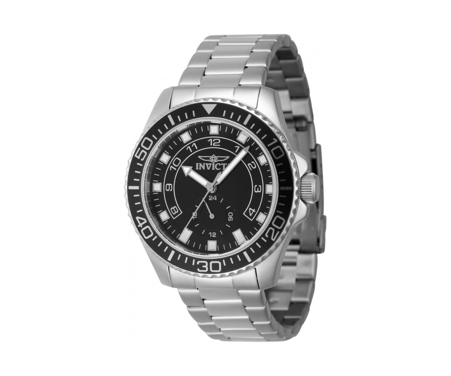 Men's 47125 Pro Diver Quartz Multifunction Black Dial Watch