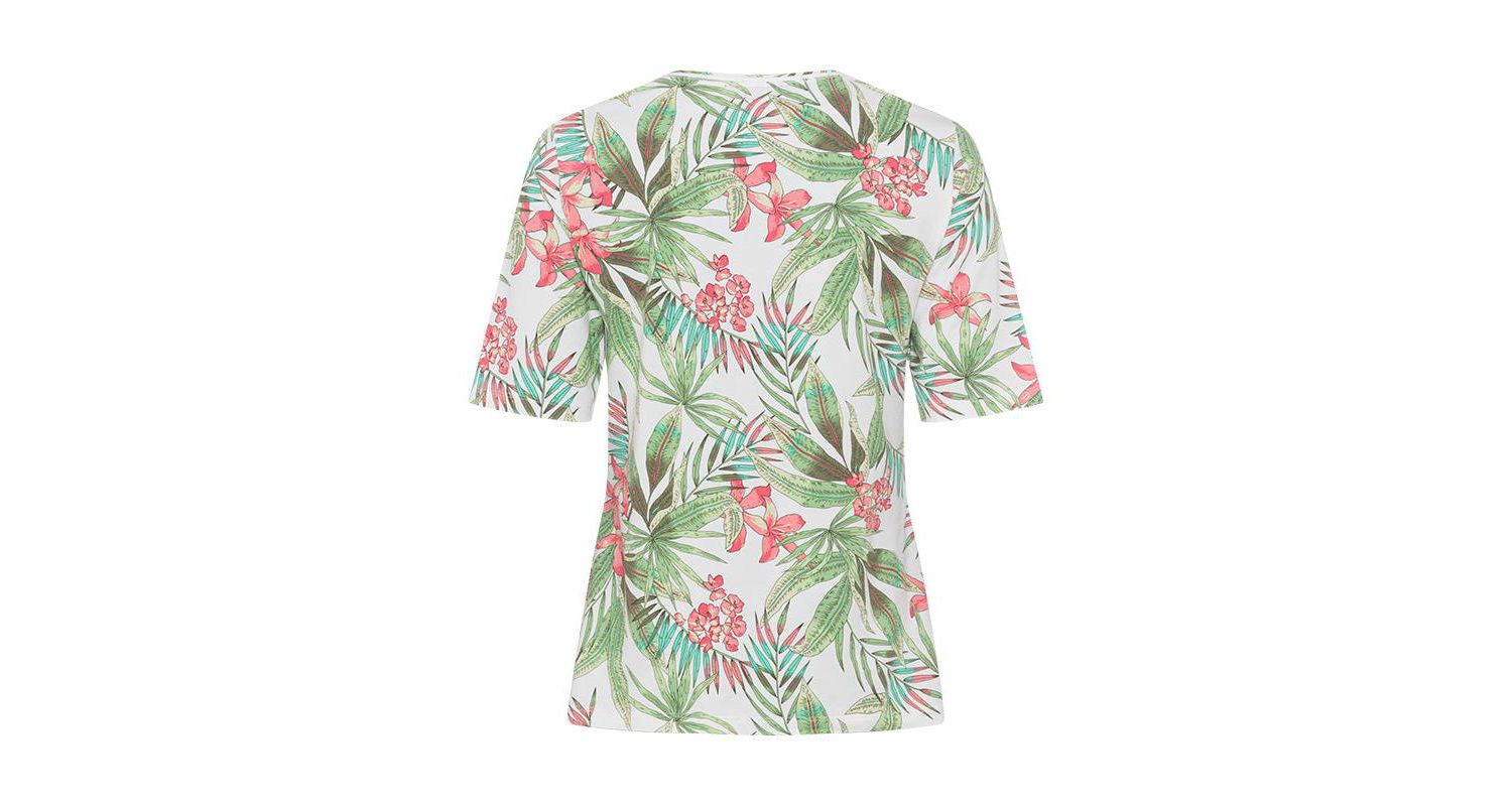 Women's Tropical Print T-Shirt