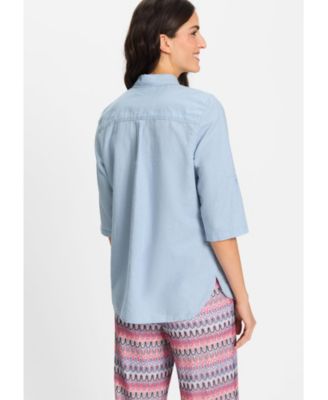 Women's Rolled Sleeve Tab Shirt