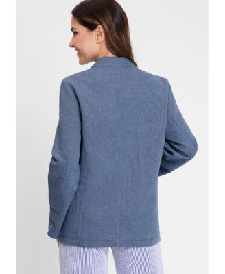 Women's Classic Cotton Linen Blazer
