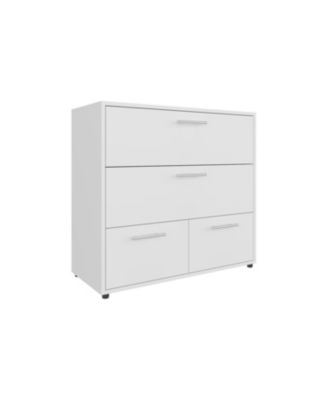 Goshen Dresser, 4 Drawers, 4 Legs, White