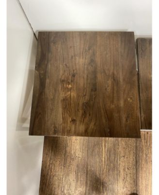 Set Of 4 Modern Rustic Nesting Accent Tables