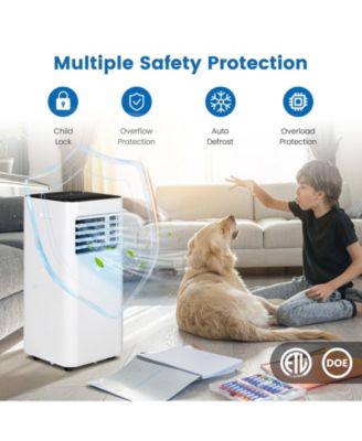 10000 BTU Portable Air Conditioner with 4 Modes