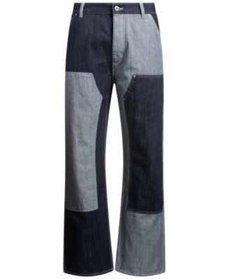 Hugo Boss - Men's Relaxed-Fit Patchwork Carpenter Pants