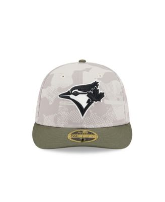 Men's Light Beige/Olive Toronto Blue Jays 2025 Armed Forces Day Low Profile 59FIFTY Fitted Hat