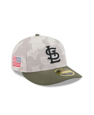 Men's Light Beige/Olive St. Louis Cardinals 2025 Armed Forces Day Low Profile 59FIFTY Fitted Hat