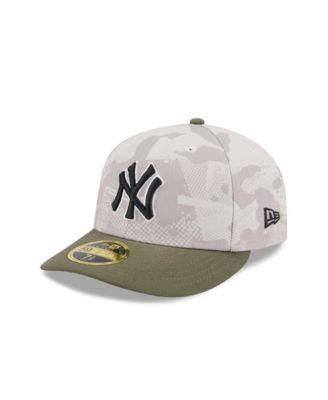 New Era - Men's Light Beige/Olive New York Yankees 2025 Armed Forces Day Low Profile 59FIFTY Fitted Hat