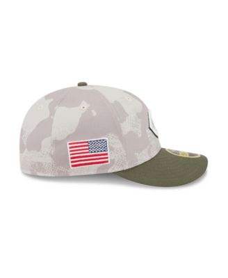 Men's Light Beige/Olive Cincinnati Reds 2025 Armed Forces Day Low Profile 59FIFTY Fitted Hat