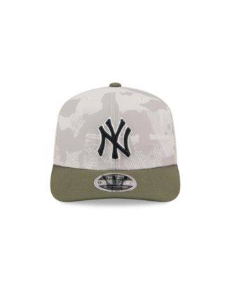 Men's Light Beige/Olive New York Yankees 2025 Armed Forces Day 9SEVENTY Adjustable Hat