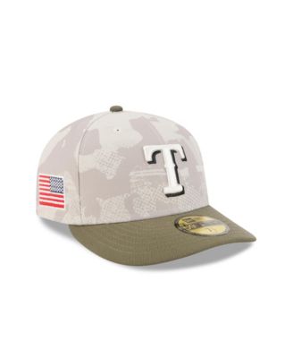 Men's Light Beige/Olive Texas Rangers 2025 Armed Forces Day 59FIFTY Fitted Hat