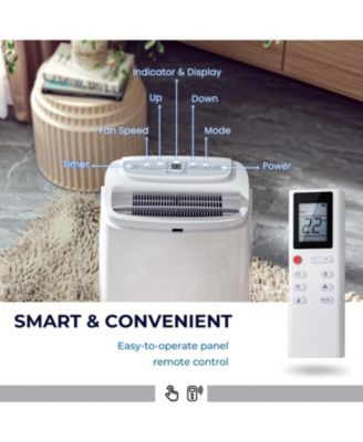 12000 BTU 3-in-1 Portable Air Conditioner with Remote Control