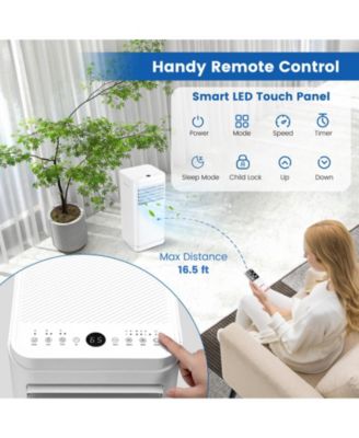 8000 BTU Portable Air Conditioner with Dehumidifier