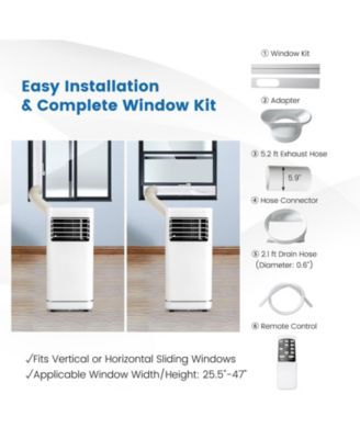 10000 BTU Portable Air Conditioner with Dehumidifier