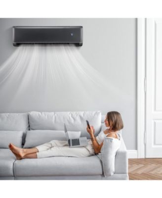 Energy Star Certified 24000 BTU 21 SEER2 208-230V Mini Split Air Conditioner and Heater Gray Wifi Enabled