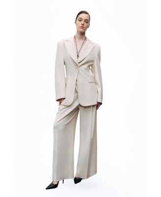 Women's Asymmetric Placket Detail Pants