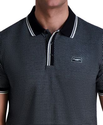 Men's Textured Performance Polo Shirt