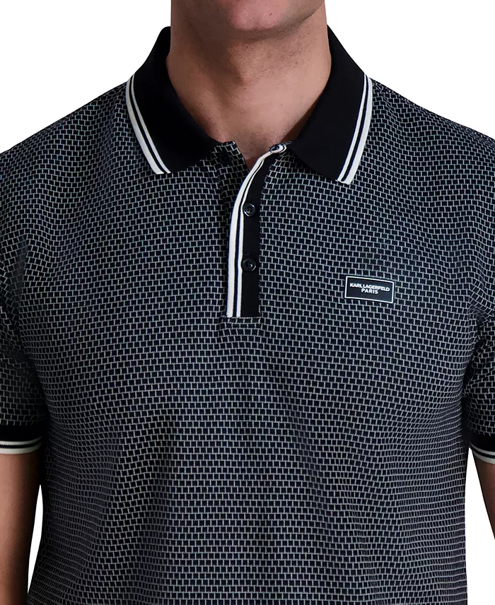 Men's Textured Performance Polo Shirt - thumbnail 2