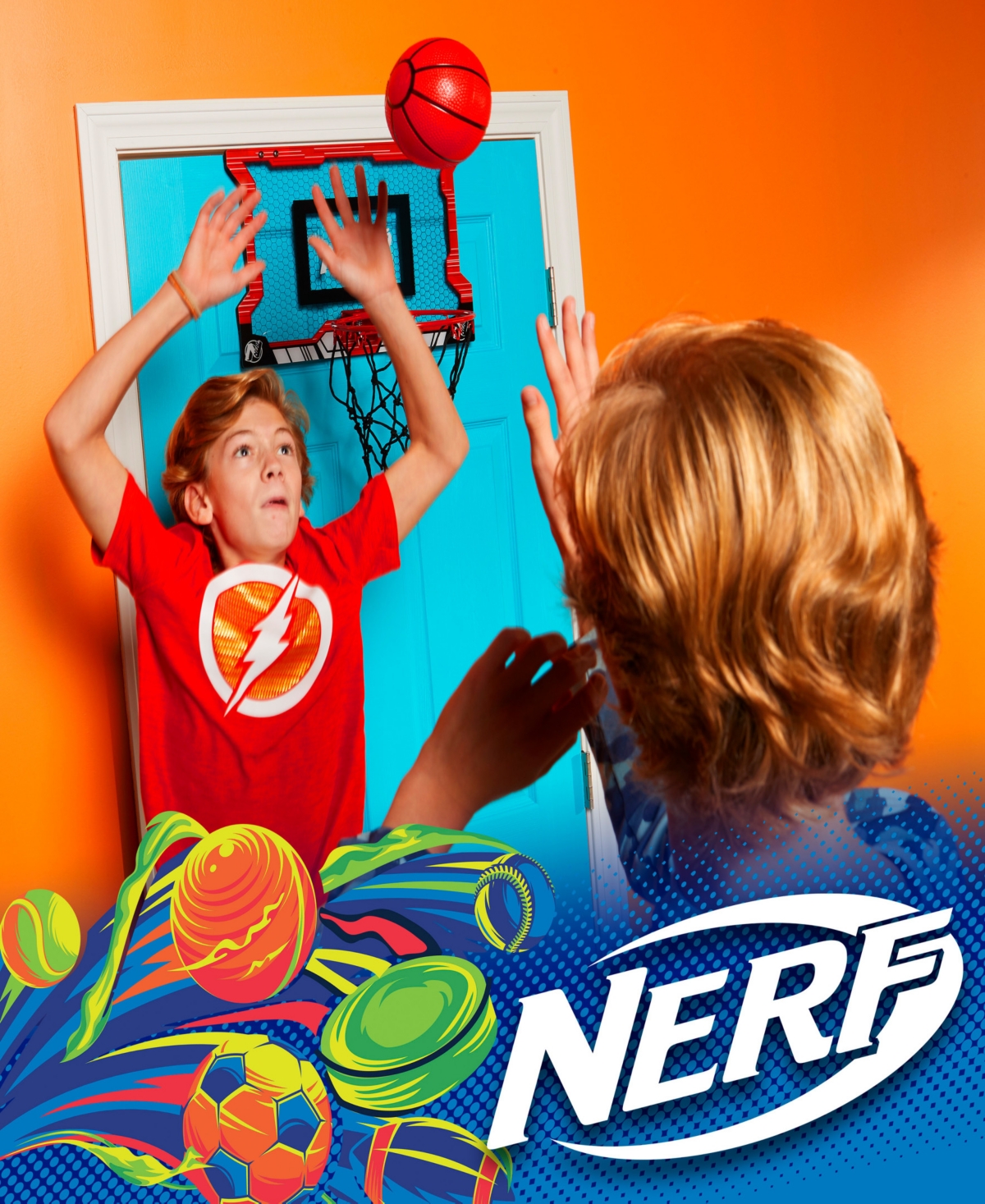 Franklin Sports Nerf Pro Hoop Basketball Set