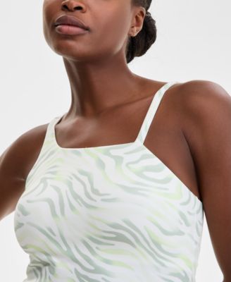 Women's Fluid Zebra Asymmetrical Tank Top, Exclusively at Macy's