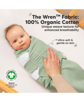 3pk Soothe Wren Swaddle Sleep Sacks, Newborn Swaddles Wrap 0-3 Months, Soft Baby Wearable Blanket