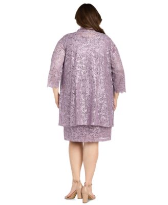 Plus Size 2-Pc. Lace Jacket & Dress Set