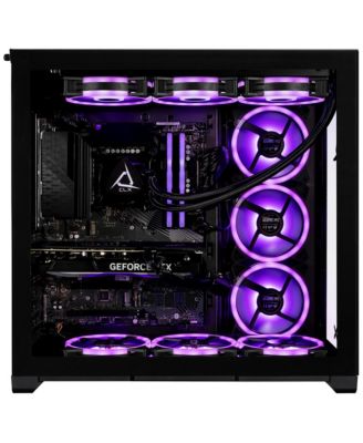 SET Gaming Desktop - Liquid Cooled Intel Core i9 14900KF 3.2GHz 24-Core Processor, 64GB DDR5 Memory, GeForce RTX 5070 12GB GDDR7 Graphics, 2TB SSD, 6TB HDD, WiFi, Windows 11 Home 64-bit