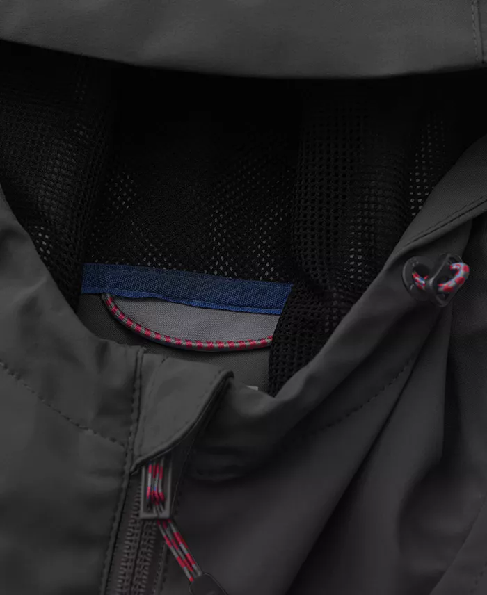 Men's All-Season Lightweight Stretch Hooded Rain Jacket - thumbnail 4