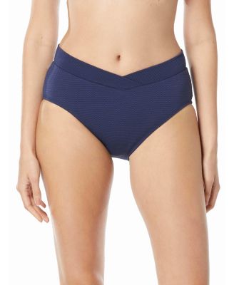 Women's Swim Letty Crossover Textured Bikini Bottom