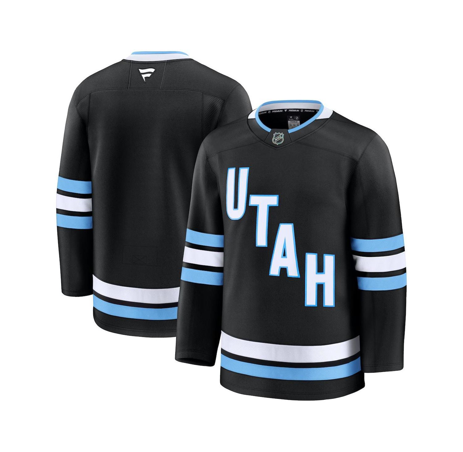 Men's Black Utah Hockey Club Home Premium Jersey