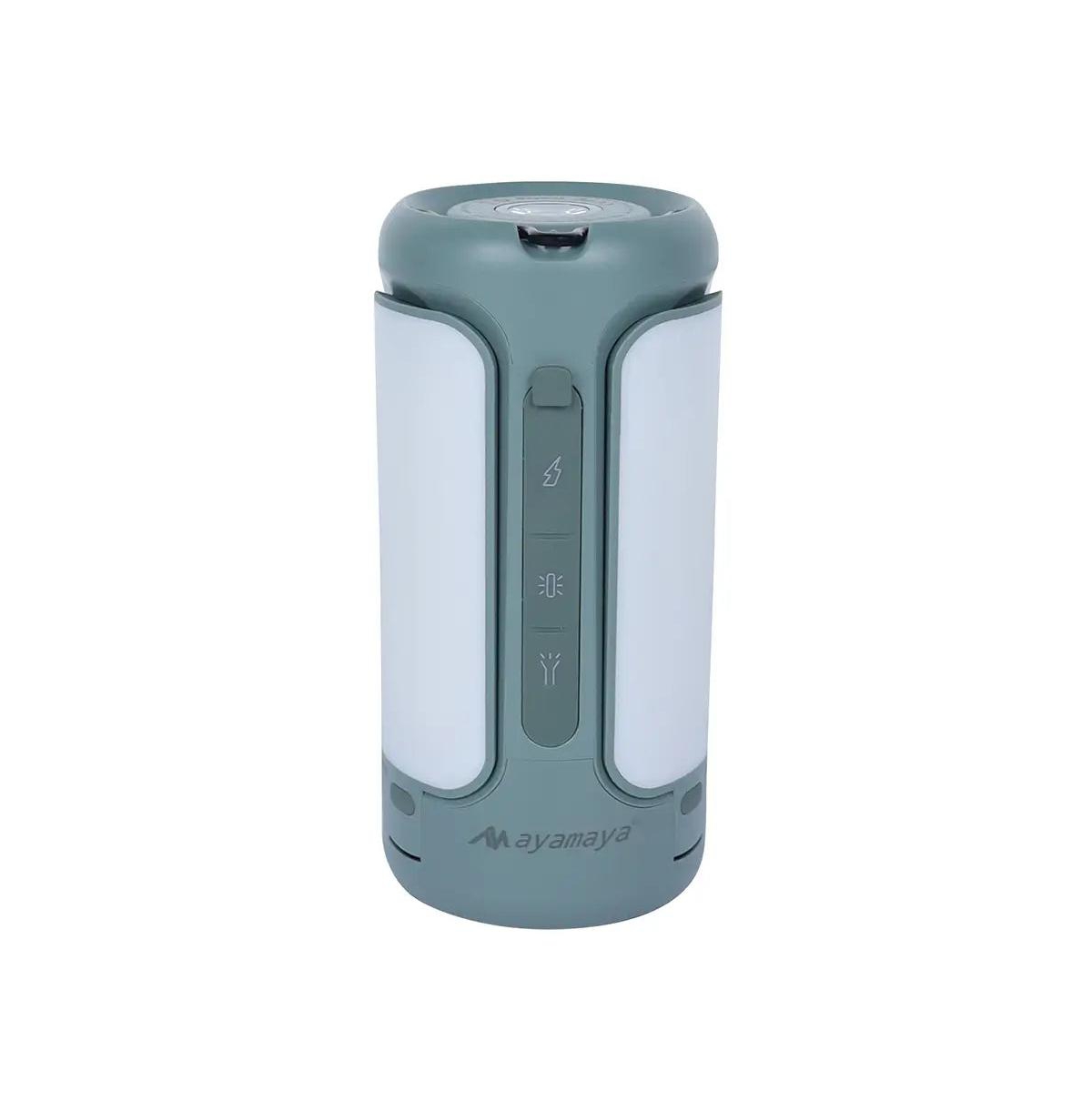 10,000mAh Rechargeable Led Lantern with Power Bank &#x2013; Compact Folding Tent Light with Red Mode, Usb Charging, Adjustable Brightness & Tripod Mou