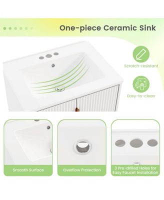 24 Inch Bathroom Vanity with Sink Combo