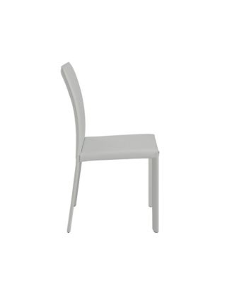 Set of 2 Dining Side Chairs with Padded Seats
