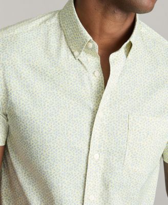 Men's Regular Fit Wrinkle-Free Performance Ivers Short Sleeve Button Up Shirt