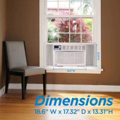 BLACK+DECKER Window Air Conditioner 10,000 BTU, AC Window Unit Cools Up to 450 Square Feet