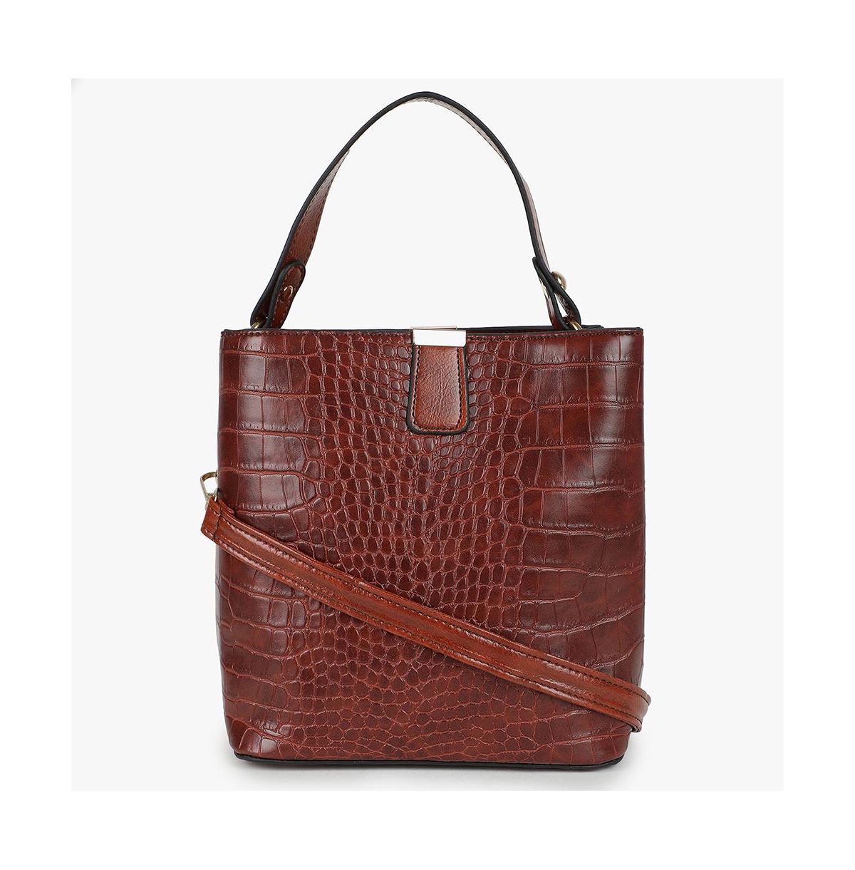 Women's Truffle Brown Cross Body Bag - Brown