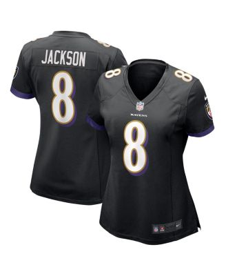 Nike - Women's Lamar Jackson Black Baltimore Ravens Alternate Game Jersey