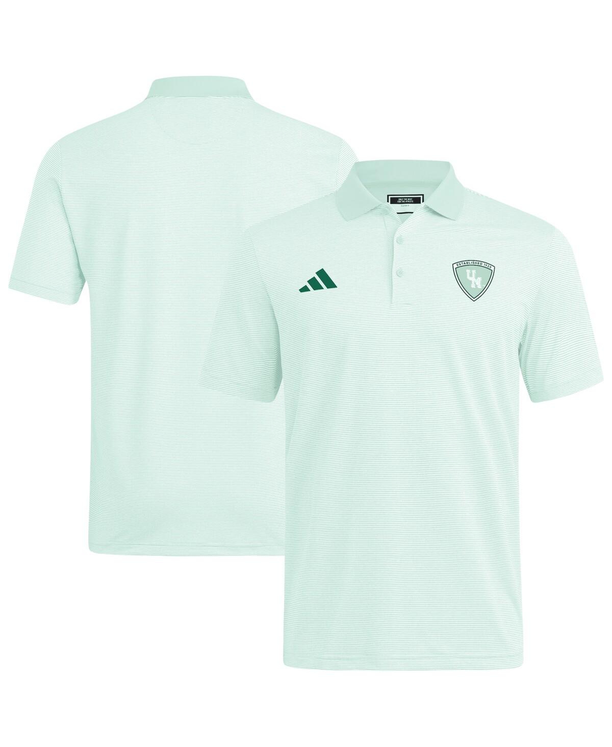 Adidas Men's Green Miami Hurricanes Ultimate 365 Polo Shirt