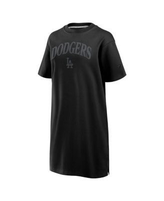 Women's Black Los Angeles Dodgers Elements Cotton Dress