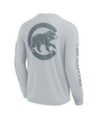 Men's Gray Chicago Cubs Elements Strive Long Sleeve T-Shirt