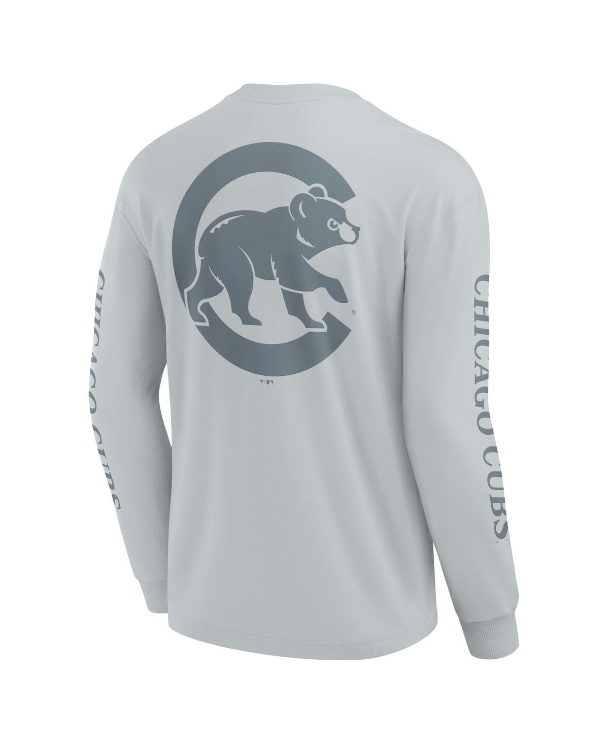 Fanatics Men's Gray Chicago Cubs Elements Strive Long Sleeve T-shirt