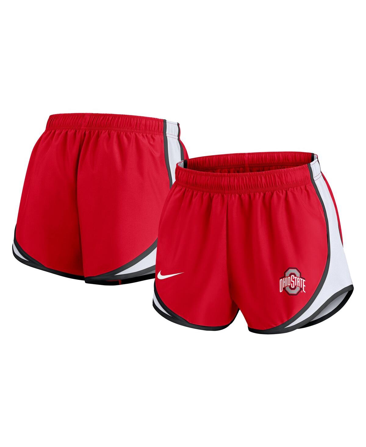 Nike Women's Red Ohio State Buckeyes Spring Break Tempo Performance Shorts