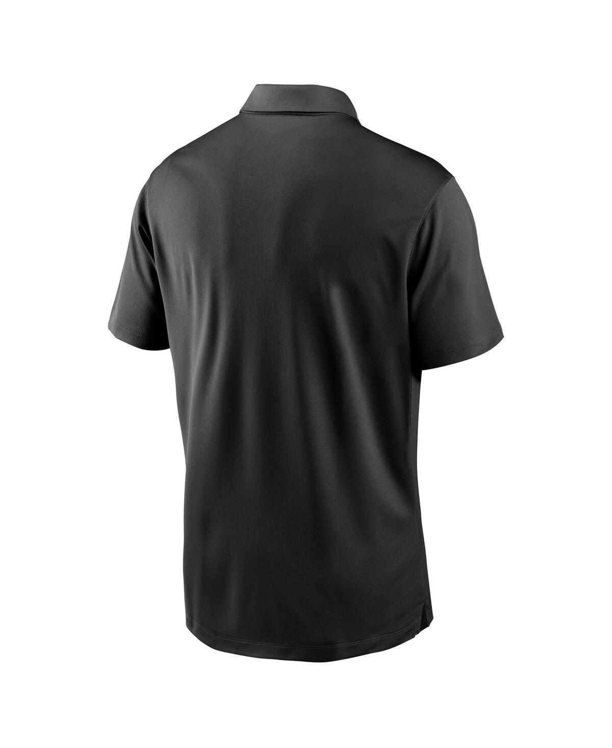 Nike Men's White/black Arizona Diamondbacks Vapor Striped Performance Polo Shirt In Black