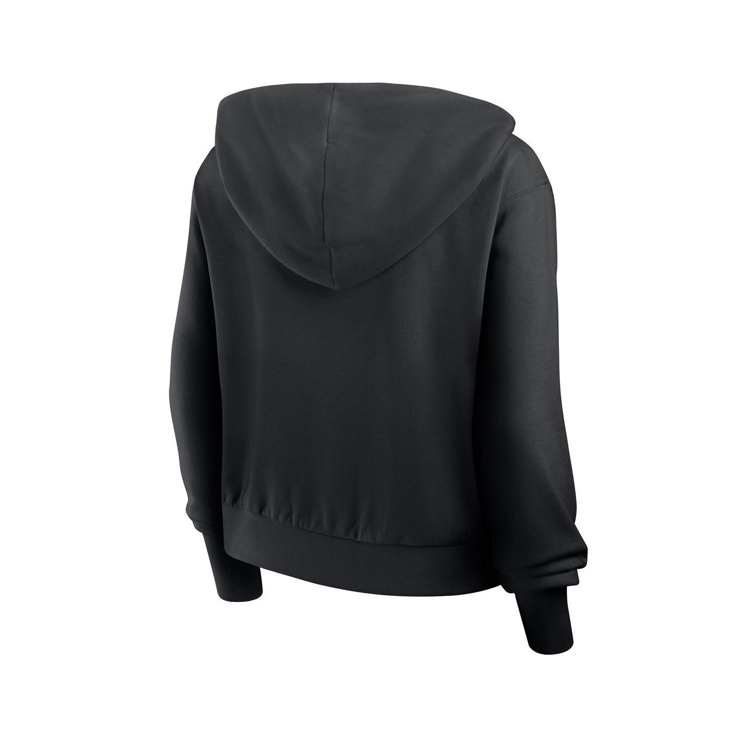 Women's Black San Francisco Giants Cropped Chill Full-Zip Hoodie Jacket