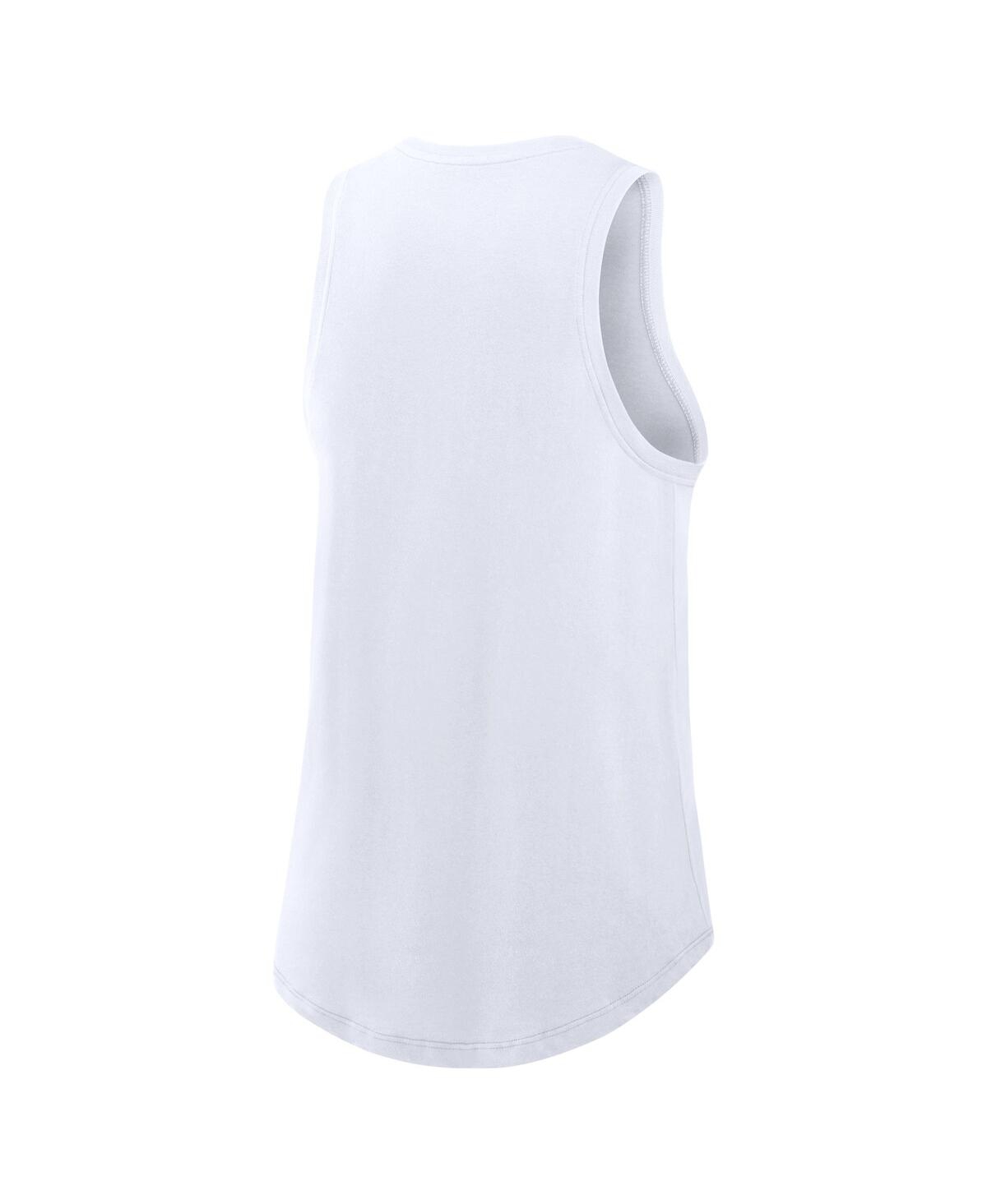 Nike Women's White Texas Rangers City Connect Tricode High Neck Performance Tank Top